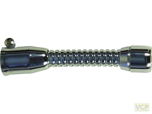 Verlängerungs-Schlauch chrom mit Klemme