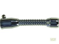 Verlängerungs-Schlauch chrom mit Klemme