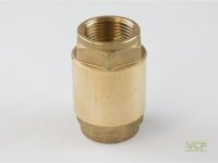 Europa Rückschlagventil 1" Messing blank