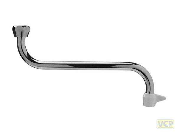 Elektro-S-Auslauf 1/2" x 250mm flachdichtend