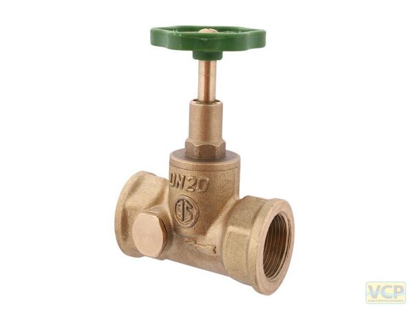 Durchgangsventil mit Entleerung 2"