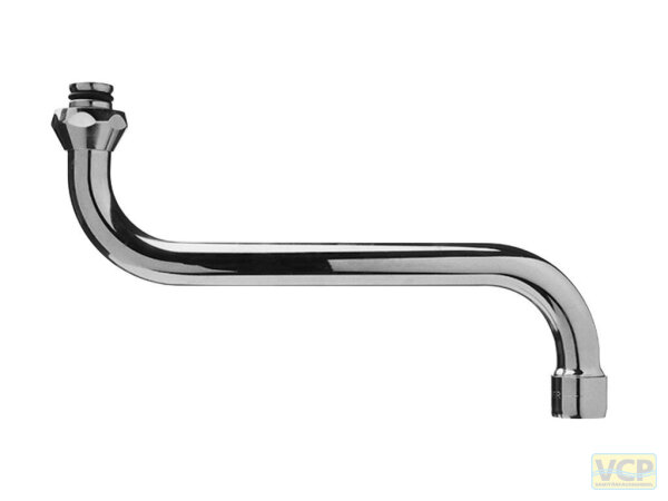 S-Rohrauslauf 3/4" x 100mm konisch dichtend mit 2 O-Ringen