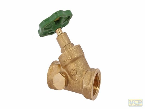 Schrägsitzventil 5/4" Marktmodell mit Entleerung