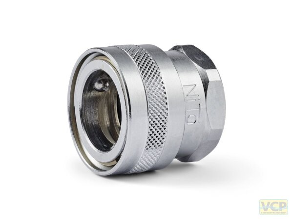 Nito-Steckkupplung 3/4"-System Messing chrom mit 3/4" Ig