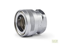 Nito-Steckkupplung 3/4"-System Messing chrom mit...