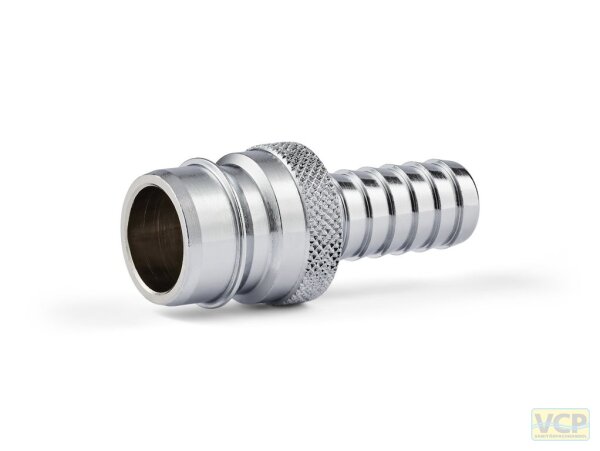 Nito-Schlauchstecker 3/4"-System Messing chrom mit 1/2" Tülle