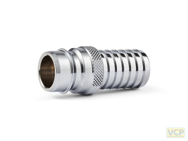 Nito-Schlauchstecker 3/4"-System Messing chrom mit 3/4" Tülle