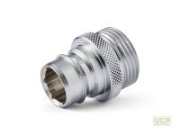 Nito-Gewindestecker 3/4"-System Messing chrom mit...