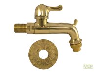 Nostalgie-Auslaufventil Hebel 1/2"