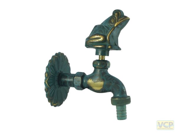 Nostalgie-Auslaufventil 1/2" Frosch