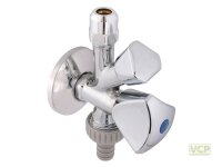 Doppelspindelventil 3/8" mit RV.