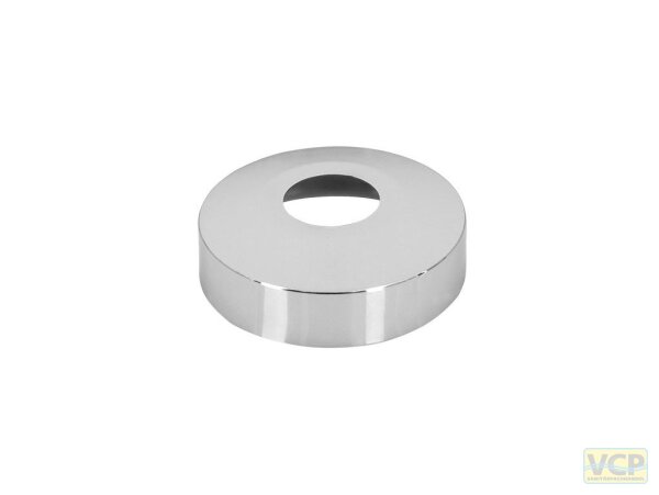 Rosette 1/2" x 25mm Höhe verchromt