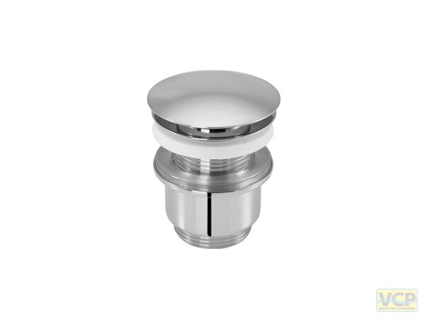 Ablaufgarnitur 5/4" Klick-Komfort Verschluss-Stopfen Ø 63mm, ohne Überlauf, Schaftlänge 40mm