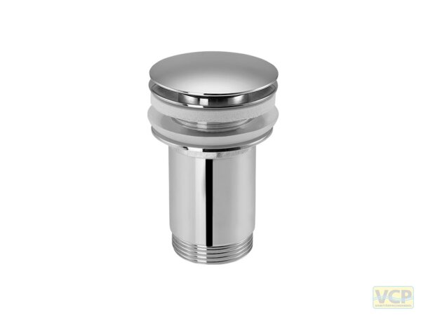 Ablaufgarnitur 5/4" Klick-Komfort Verschluss-Stopfen Ø 63mm, mit Überlauf, Schaftlänge 70mm