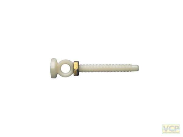 Einstellschraube Kunststoff mit Mutter für Excenterstopfen Universal