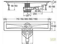 Duschrinne Basic Grundkörper 120