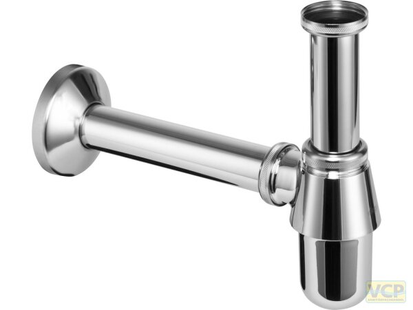 Flaschen-Siphon 5/4" Messing chrom