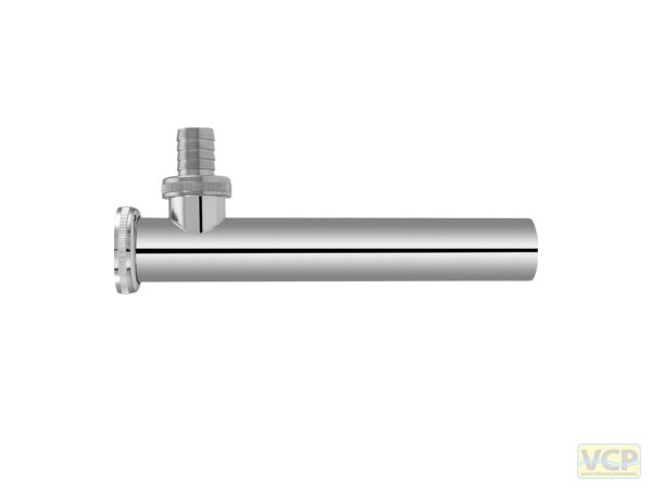 Verstellrohr mit Geräteanschluss 90° 5/4" x 32 x 200 Messing chrom