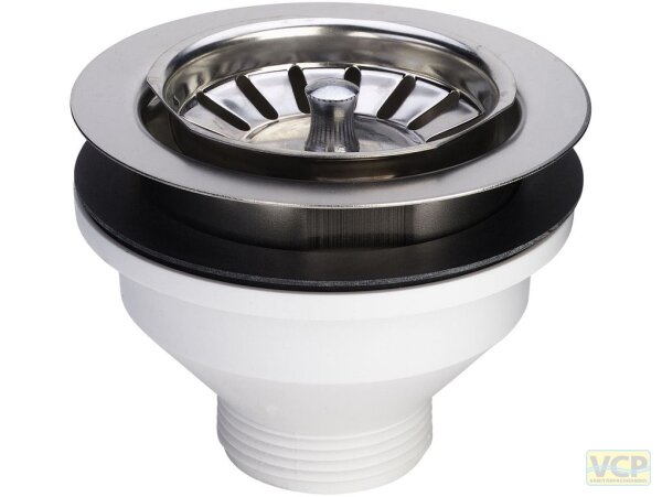 Ablaufventil mit Körbchen 6/4" x 90mm Viega