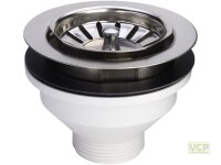 Ablaufventil mit Körbchen 6/4" x 90mm Viega