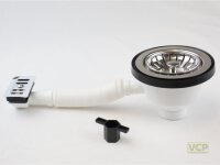 Ablaufventil mit Körbchen 6/4" x 90mm,...