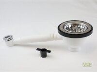 Ablaufventil mit Körbchen 6/4" x 90mm,...