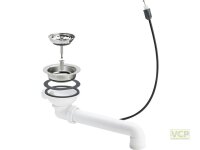 Ablaufventil 6/4" für Spülen mit 90mm...