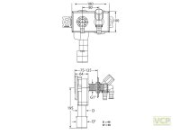 Unterputz-Geräte-Siphon "OHA 4060", DN...