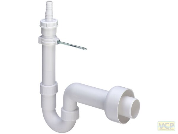 Aufputz-Siphon 6/4" DN50 mit Schlauchtülle