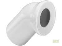 WC-Anschlussbogen 45° - 110 x 135 mm