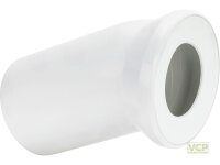 WC-Anschlussbogen 22,5° - 110 x 150 mm