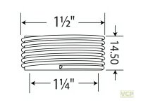 Reduzierring 6/4"Ag x 5/4"Ig
