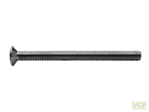 Ventilteller-Schrauben M6x80mm vernickelt