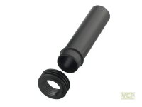 PE-Wand-WC-Einlaufrohr 55x300 mit Dichtung