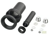 PE-Wand-WC-Anschlussgarnitur DN90 mit U-Scheibe...