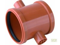 Doppelschiebemuffe Plus PP DN 125 für KG-Rohre