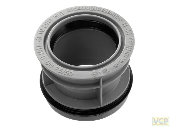 Abwasser-Innen-Reduzierstück DN 75 x 50