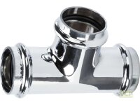T-Stück 32mm verchromt aus Kupfer