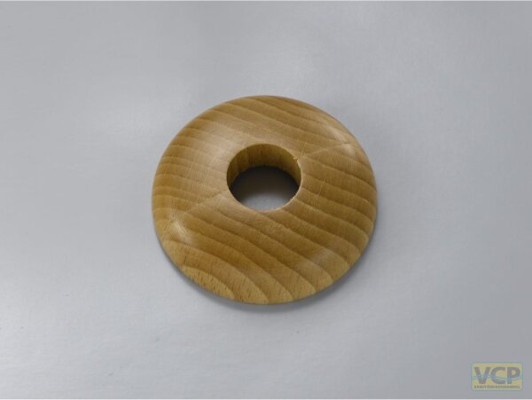 Einzelrosette "Schwarzwald" Buche Ø21,7mm