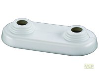 Heizkörper-Doppelrosette 10 - 22 mm weiß 87 x...