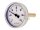 Bimetallzeigerthermometer Typ 2 Ø80mm 1/2" Länge 100mm mit Messingtauchhülse