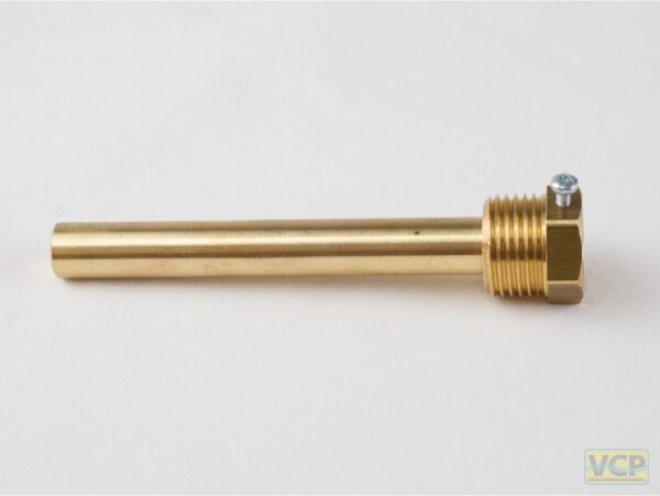 Messing-Tauchhülse 1/2"Ag x 40mm