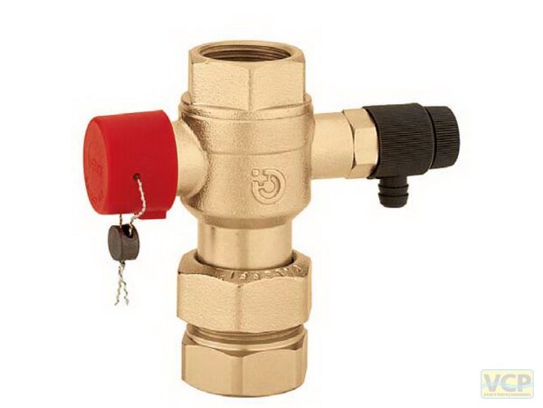 Kappenventil 3/4" Caleffi 5580 mit Entleerung