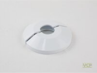 Einzelrosette "Stockholm" Verkehrsweiß...