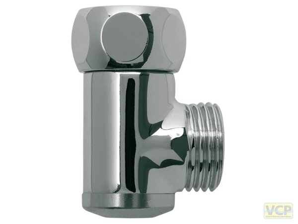 KNAUSS pro Brauseschlauch-Entleerventil 1/2" chrom