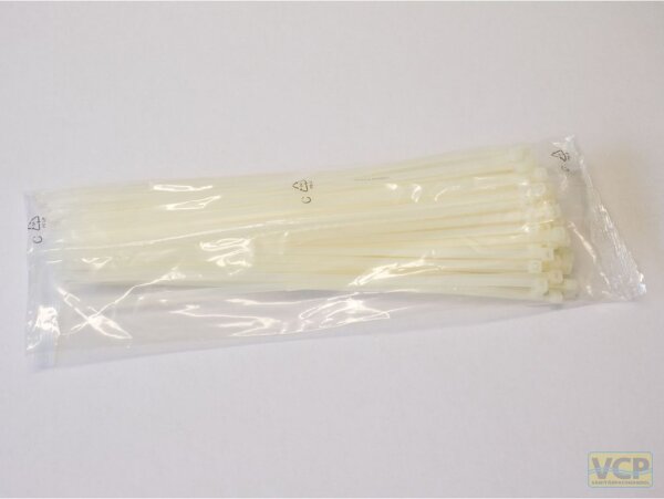 Kabelbinder 290 x 4,5 weiß VP=100 Stk.