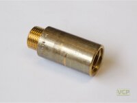 Hahnverlängerung Messing blank 3/8" x 25mm