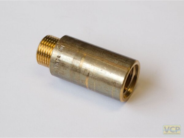 Hahnverlängerung Messing blank 3/8" x 40mm