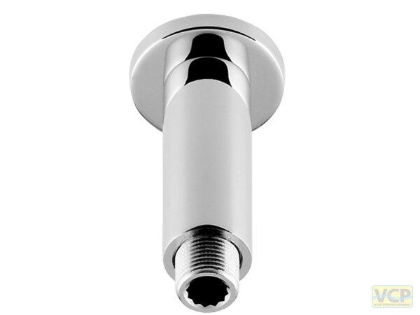 Knauss rain Brausearm für Deckenmontage 1/2"x1/2" L100mm mit Rosette chrom