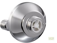 Exzenter-Anschluss absperrbar 1/2" x 3/4" chrom...